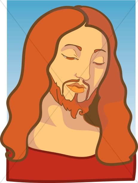 Stylized Jesus Portrait Thumbnail Showcase