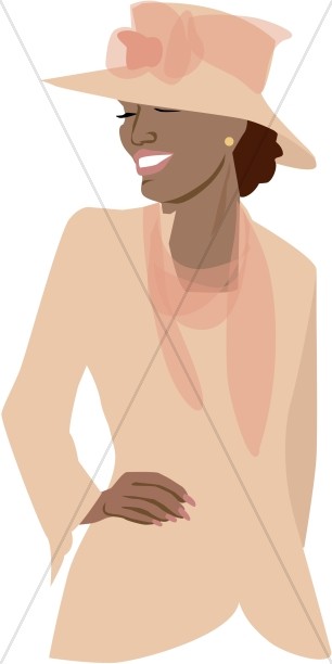 Stylish Woman Clipart