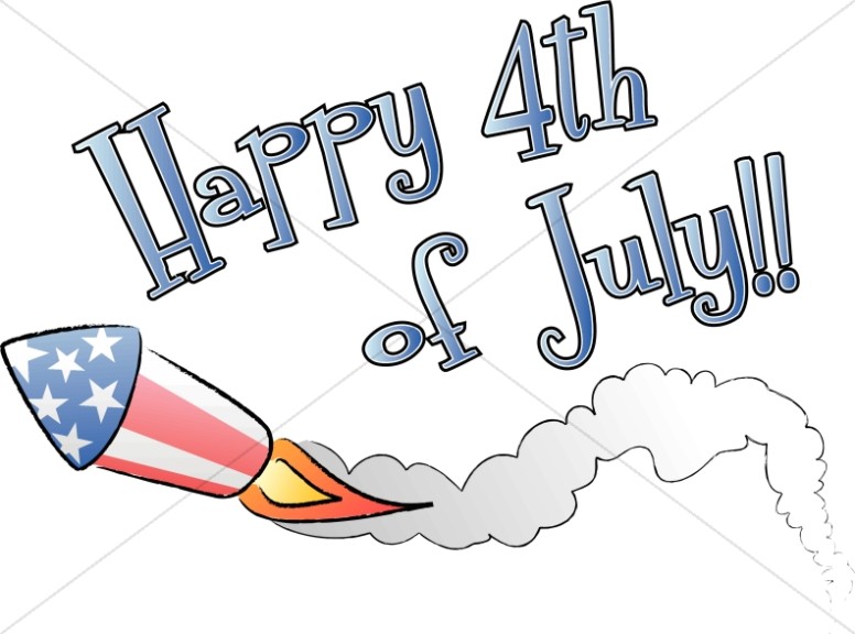 Happy fourth of July Rocket Thumbnail Showcase
