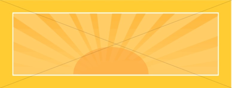Sun in an Orange Rectangle Thumbnail Showcase