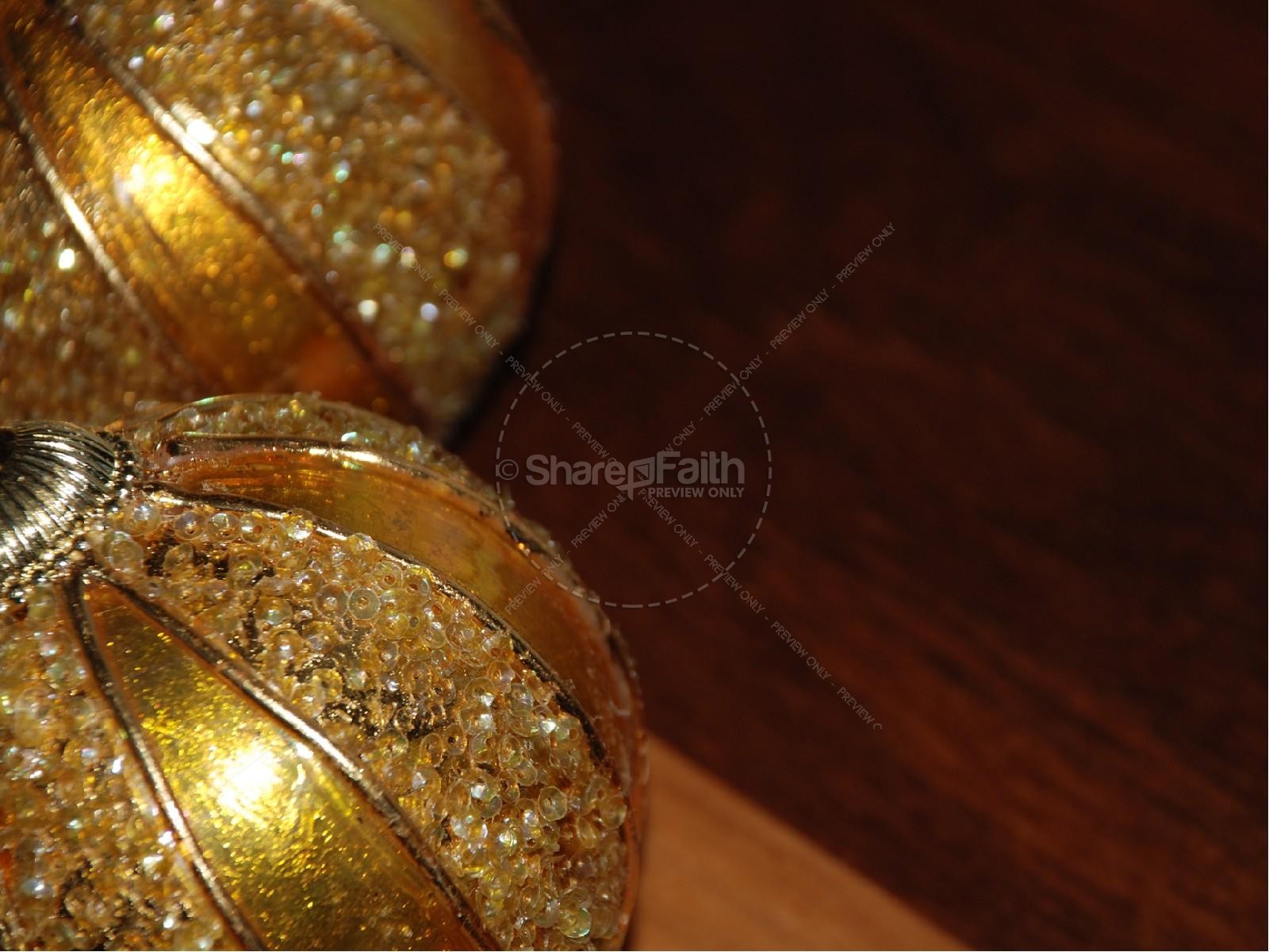 Golden Ormaments and Stars