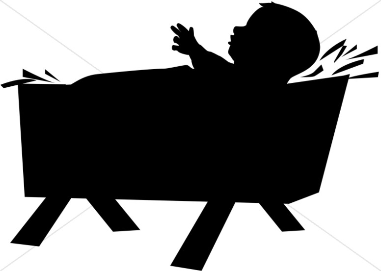free clipart of baby jesus in a manger - photo #30