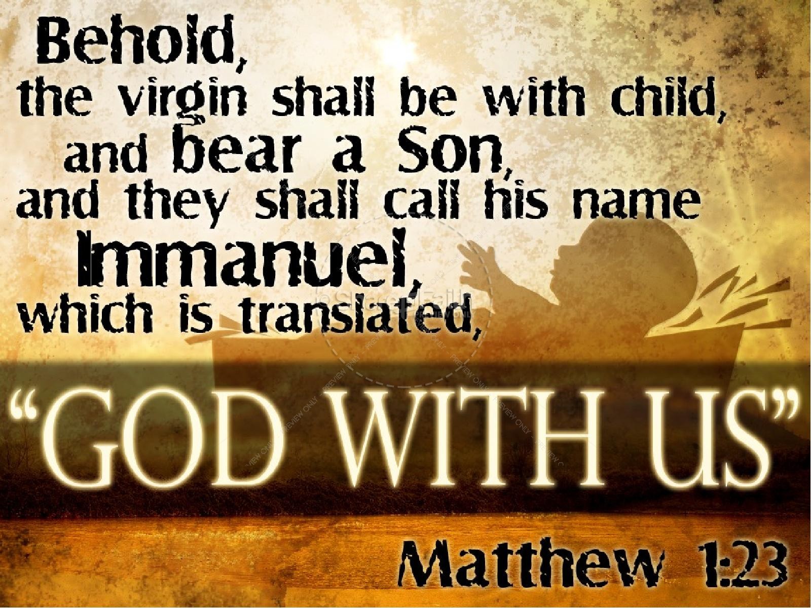God With Us and Baby Jesus