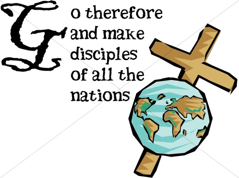 Great Commission with Globe and Cross | Sharefaith Media