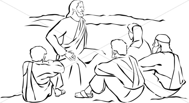 Jesus Sitting and Teaching Thumbnail Showcase