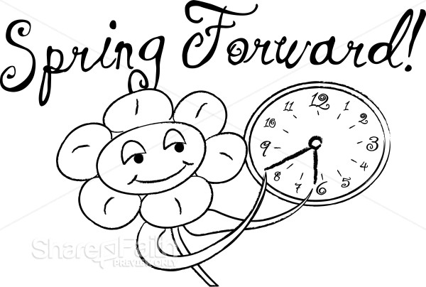 Spring Forward with Happy Flowers in Black and White | Christian ...