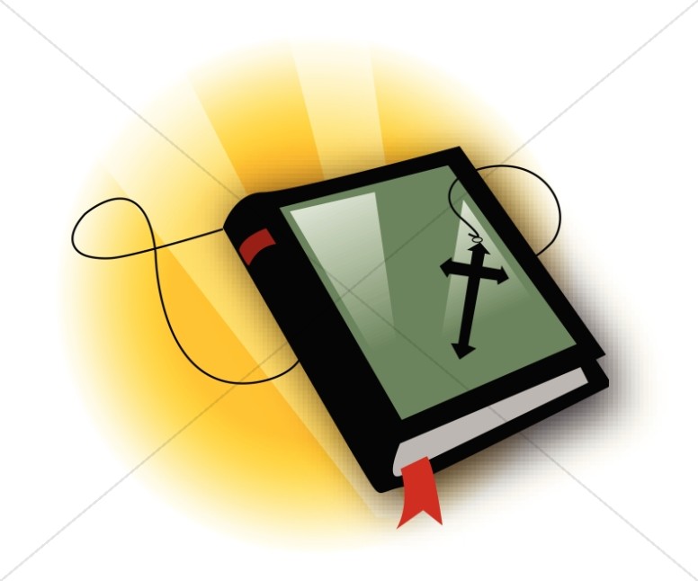 Bible with Cross Necklace and Rays Thumbnail Showcase