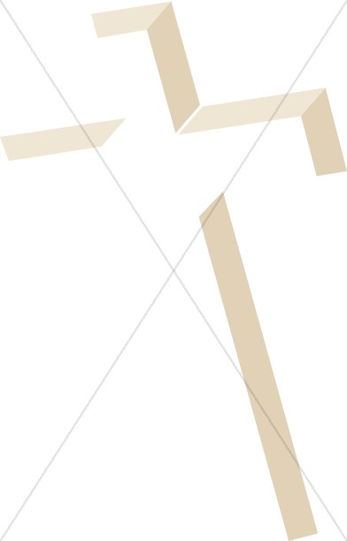 Inlay Cross in Shades of Brown Thumbnail Showcase