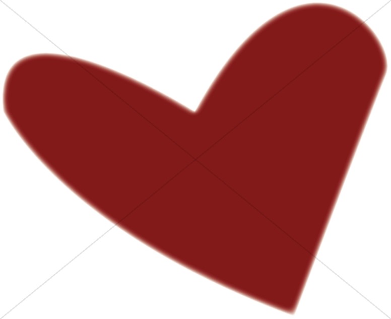 Deep Red Heart Thumbnail Showcase