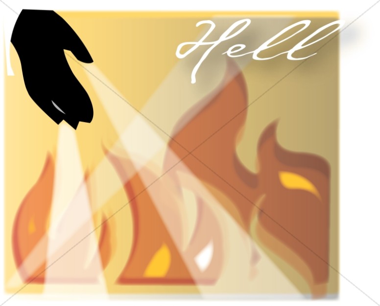 Fire with Hand and Hell Thumbnail Showcase