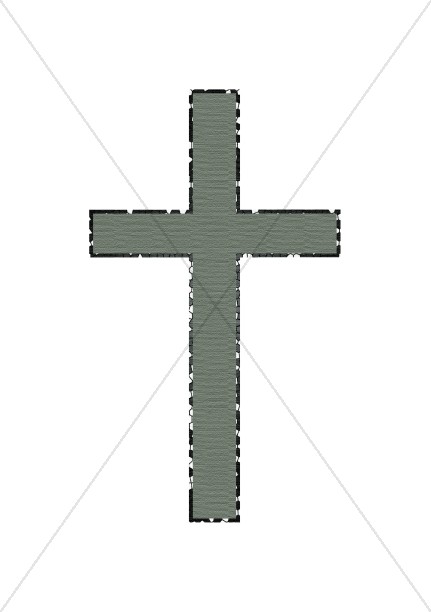 Green Cross with Outline Thumbnail Showcase