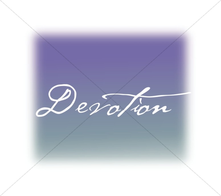 Devotion with Purple Background Thumbnail Showcase