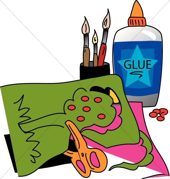 Arts and Crafts with Glue Thumbnail Showcase