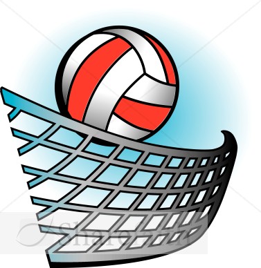 Volleyball in Color | Youth Program Clipart
