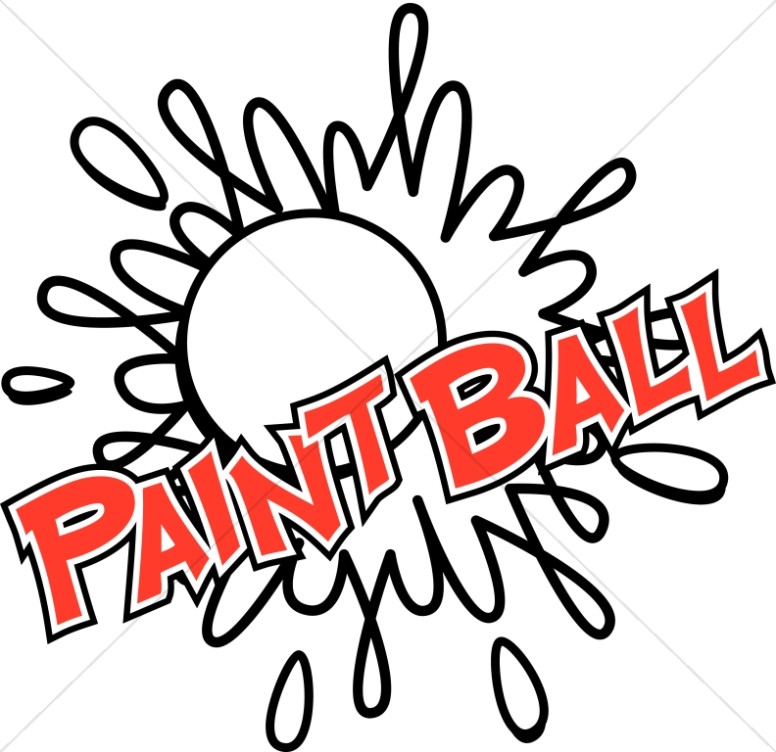 Paintball in Red Letters Thumbnail Showcase