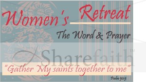 Wallpaper Womens Retreat | Women's Ministry Word Art