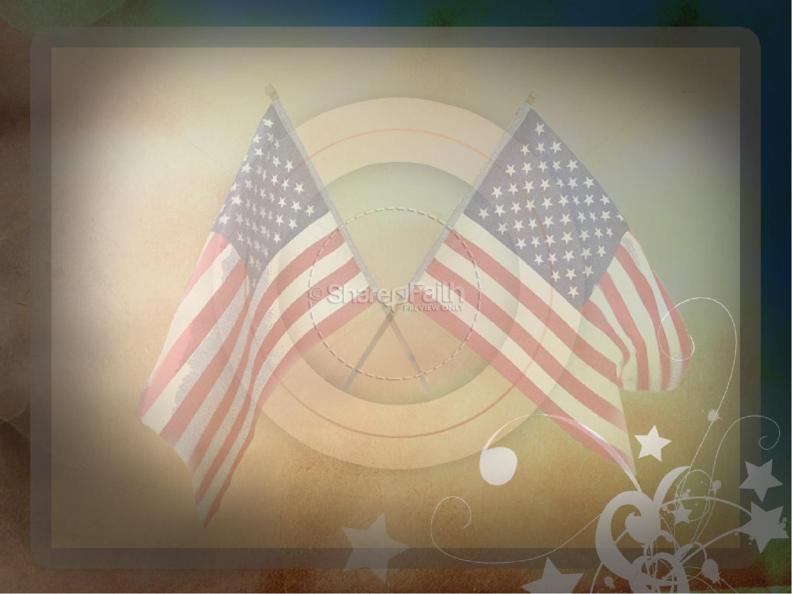 Patriotic American Flag Thumbnail 2