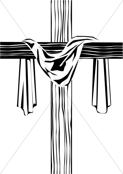 Wooden Cross with Shroud Image Thumbnail Showcase