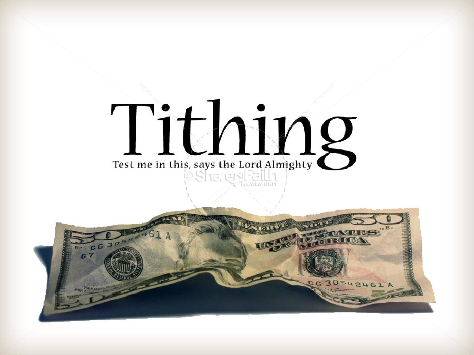 Tithing PowerPoints | PowerPoint Sermons