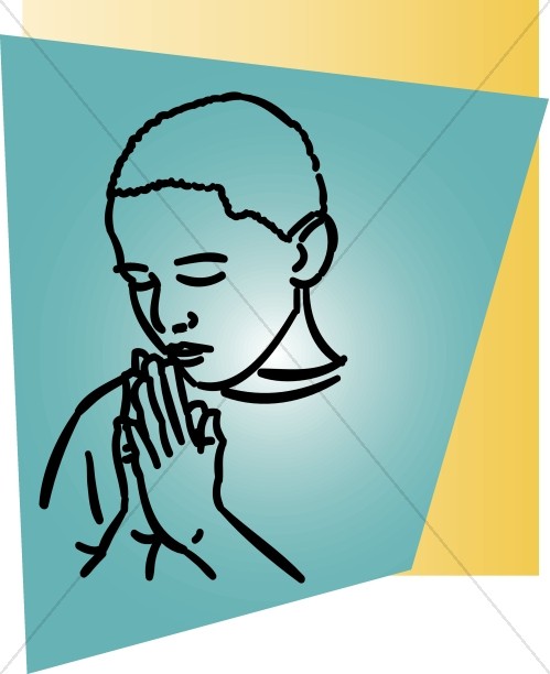 Boy in Prayer Thumbnail Showcase