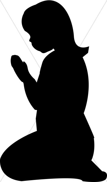 Girl Silhouette Kneeling Thumbnail Showcase