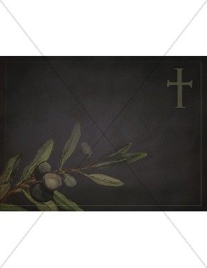 Branch and a Cross Photo Background Thumbnail Showcase