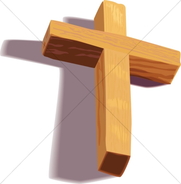 Wooden 3D Cross with Shadow Thumbnail Showcase