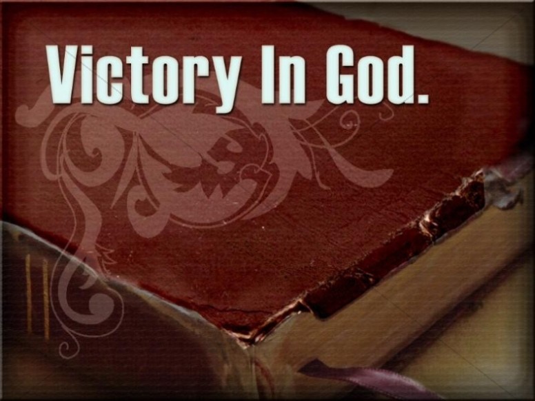 Victory in God with Bible Thumbnail Showcase
