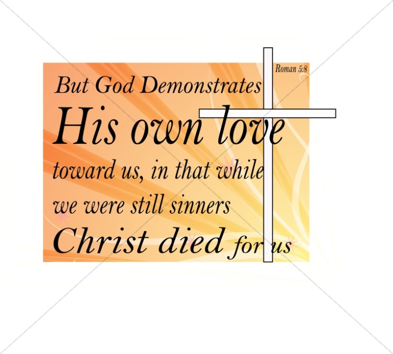 God Demonstrates Love and Cross Thumbnail Showcase