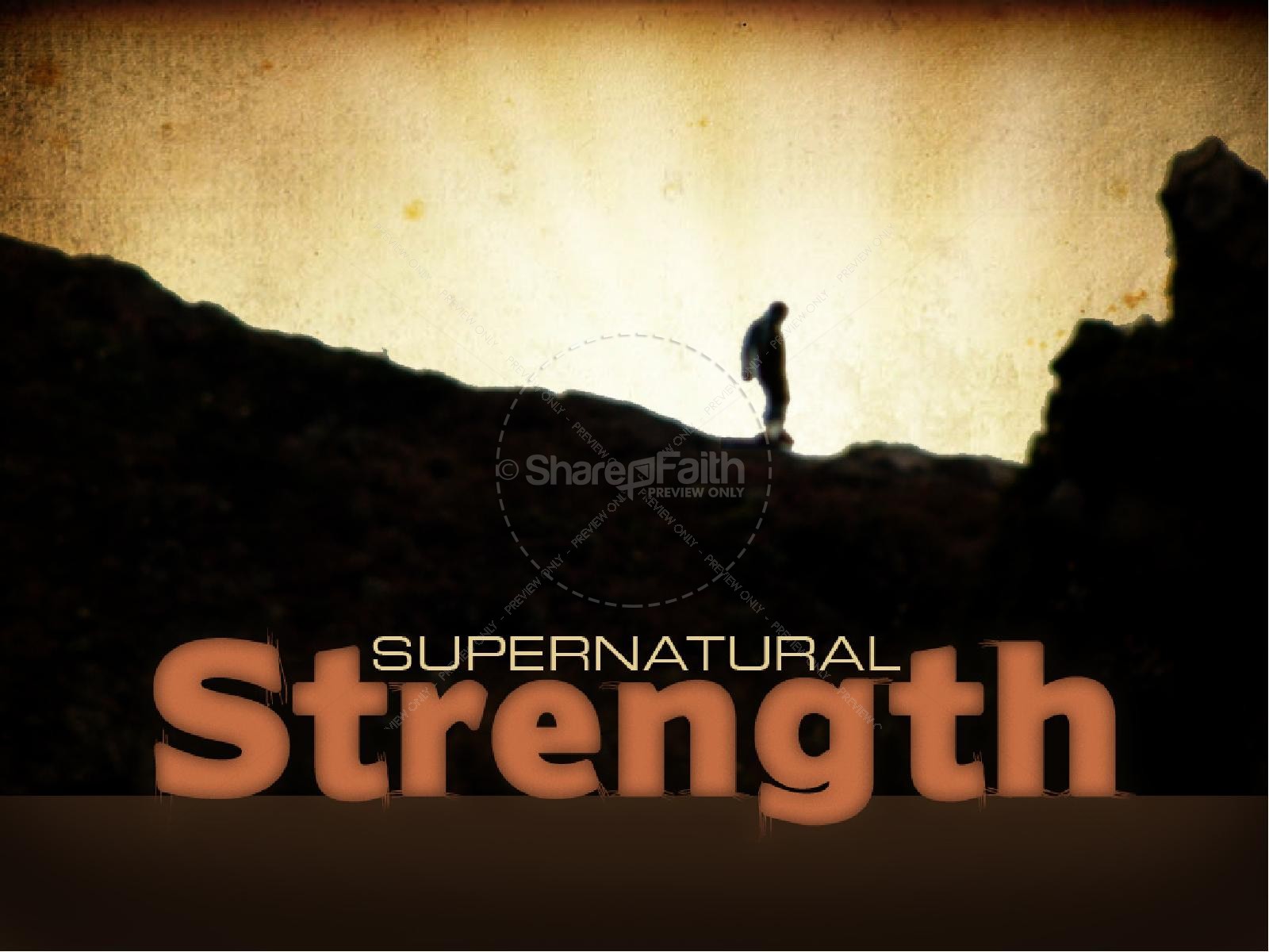 Supernatural Strength PowerPoint Thumbnail 1