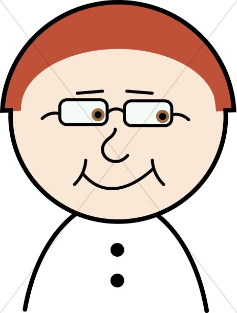 Cartoon Face with Red Hair Thumbnail Showcase