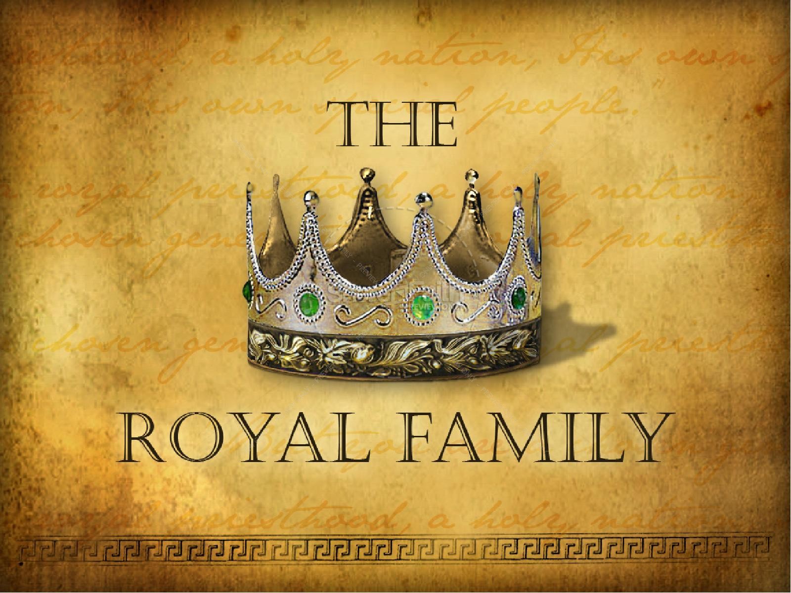 The Royal Family PowerPoint Thumbnail 1