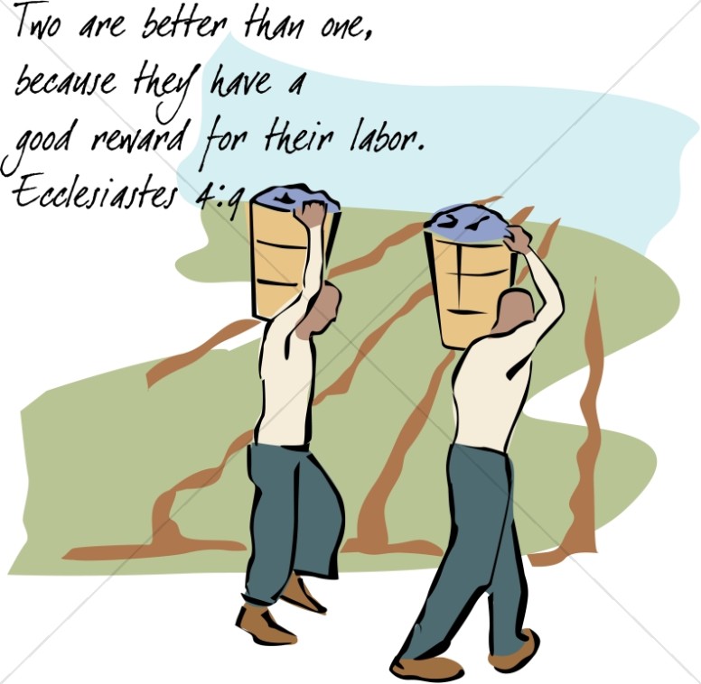 Two Field Workers with Scripture Thumbnail Showcase