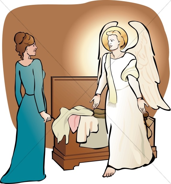 Mary in Awe of the Angel | Sharefaith Media
