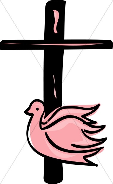 Black Cross and Pink Dove Thumbnail Showcase