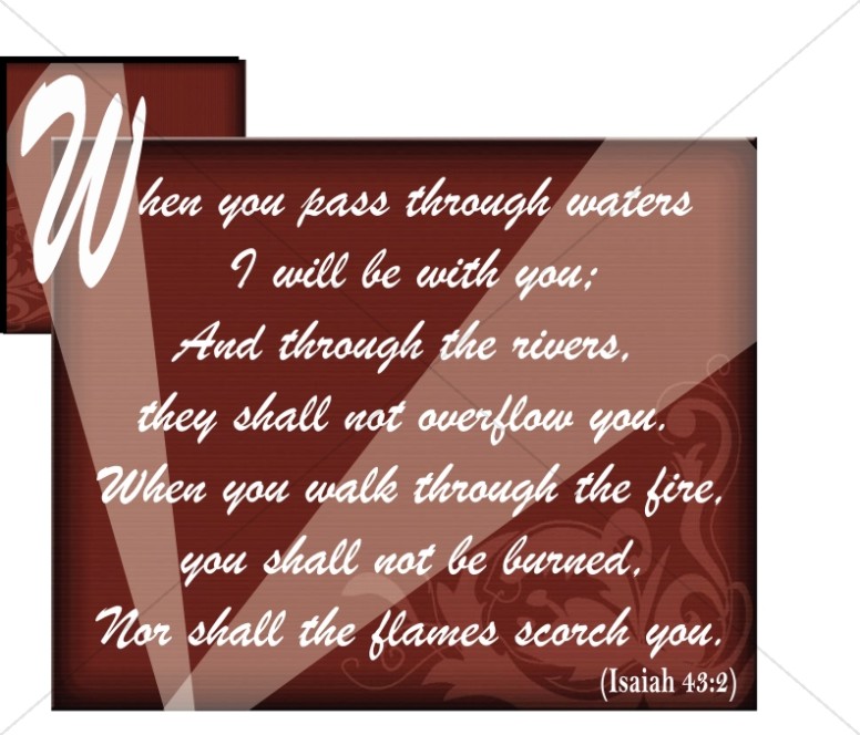 Isaiah Verse Word Art