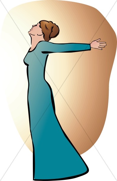 Mary and the Annunciation Clipart Thumbnail Showcase