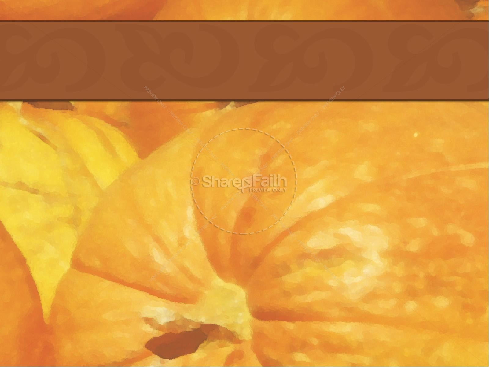 Harvest Pumpkins PowerPoint