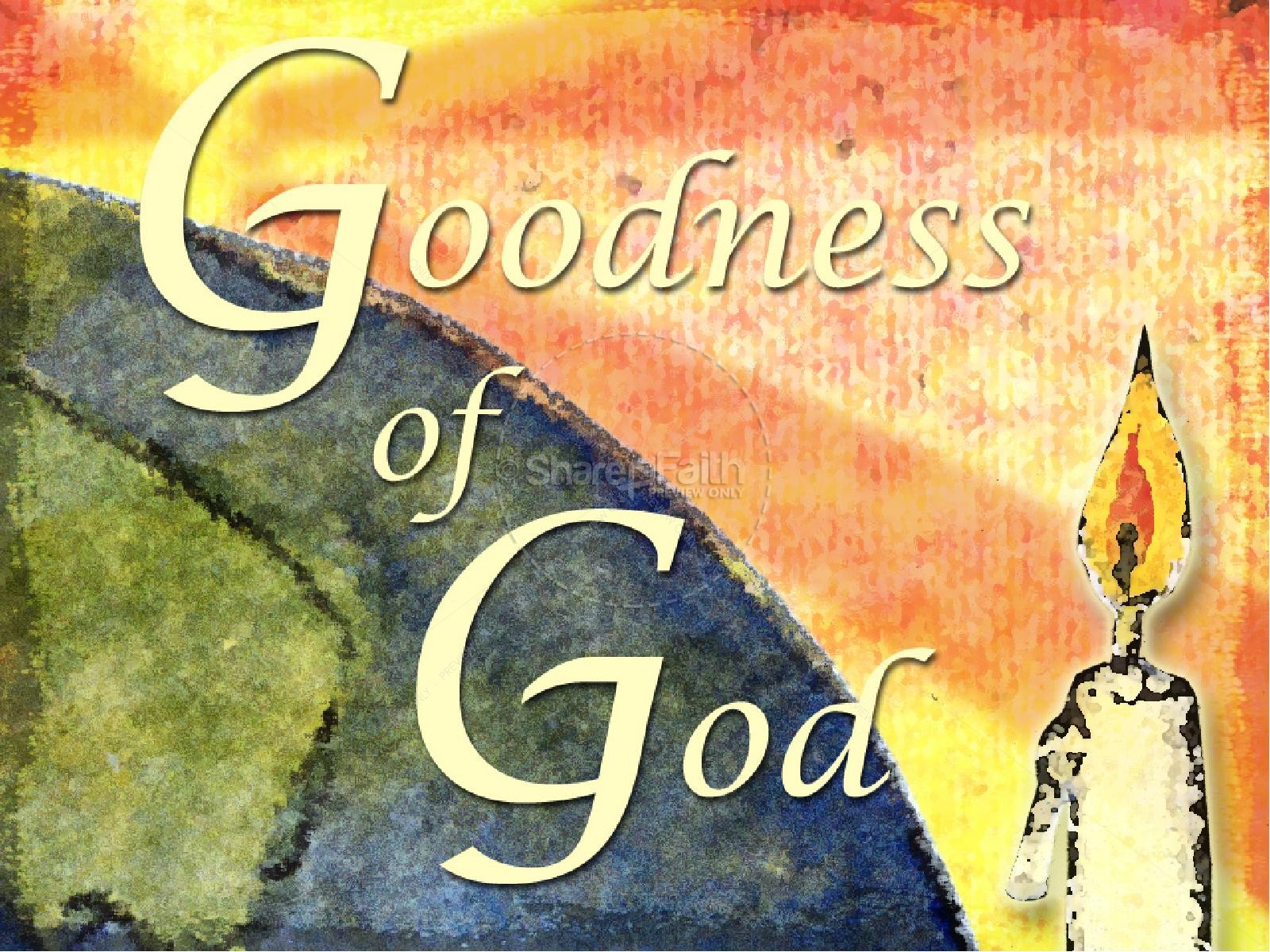 Goodness of God PowerPoint | slide 1