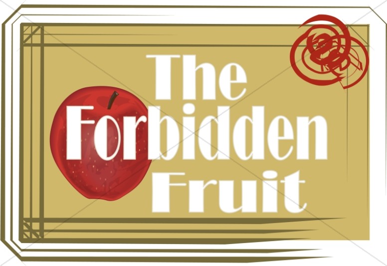 Forbidden Fruit Word Art Thumbnail Showcase