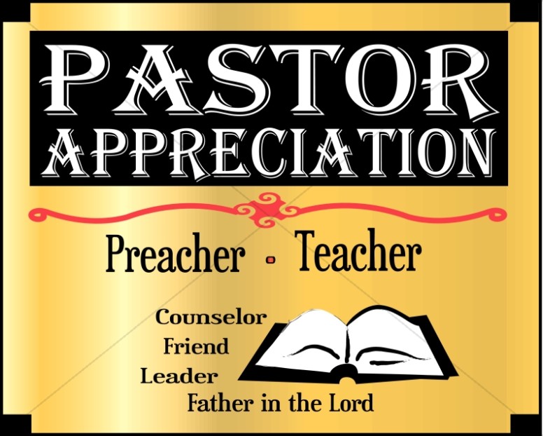 Pastor Appreciation Month Word Art Thumbnail Showcase