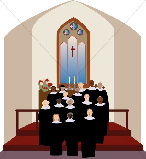 Church Choir Clipart Thumbnail Showcase