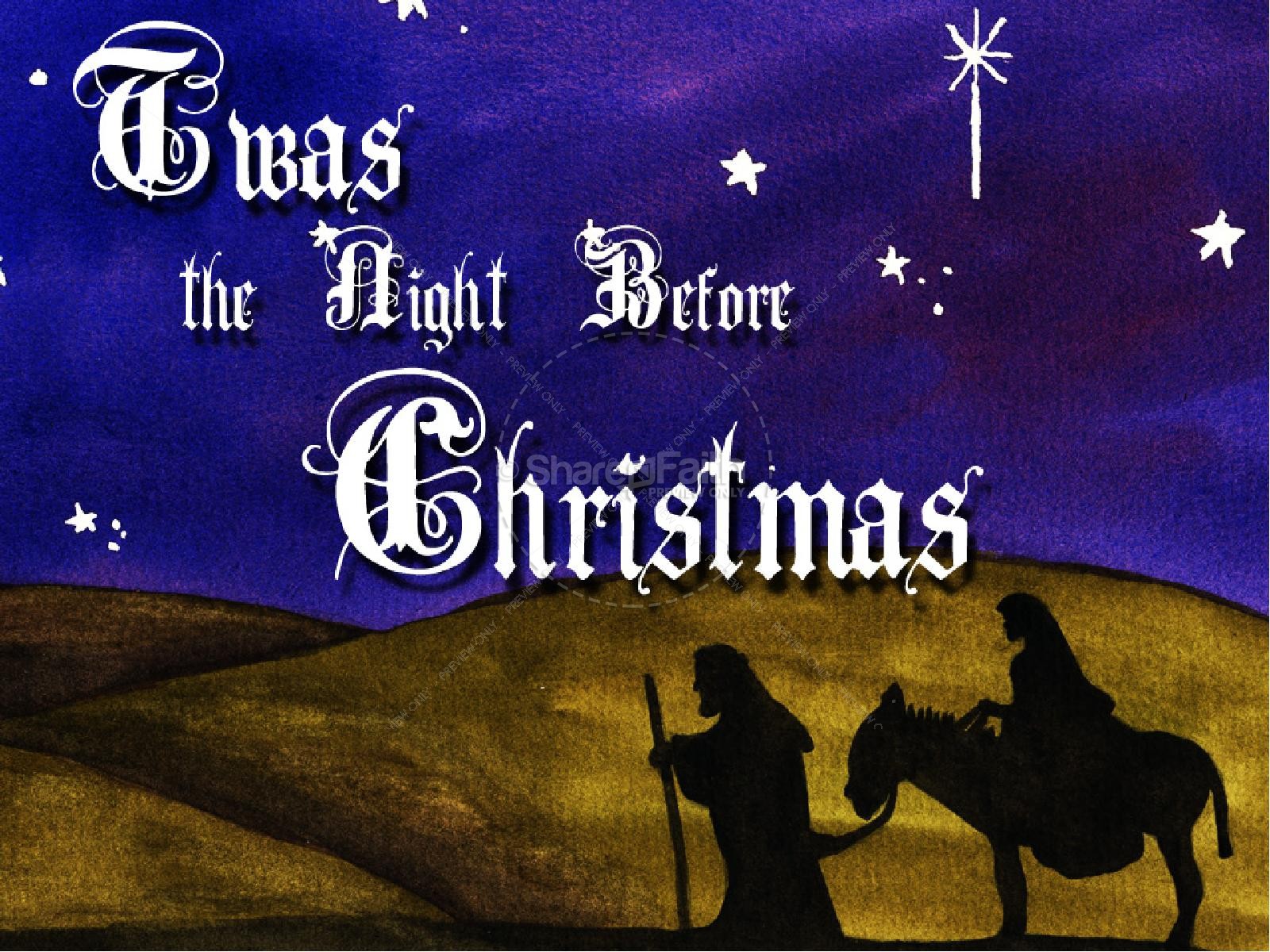 The Night Before Chrismas PowerPoint
