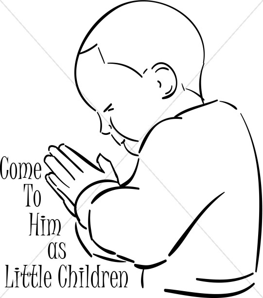 Come as Little Child Praying Thumbnail Showcase