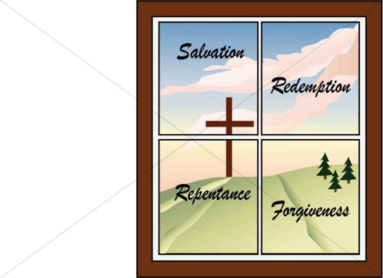 Cross in a Window