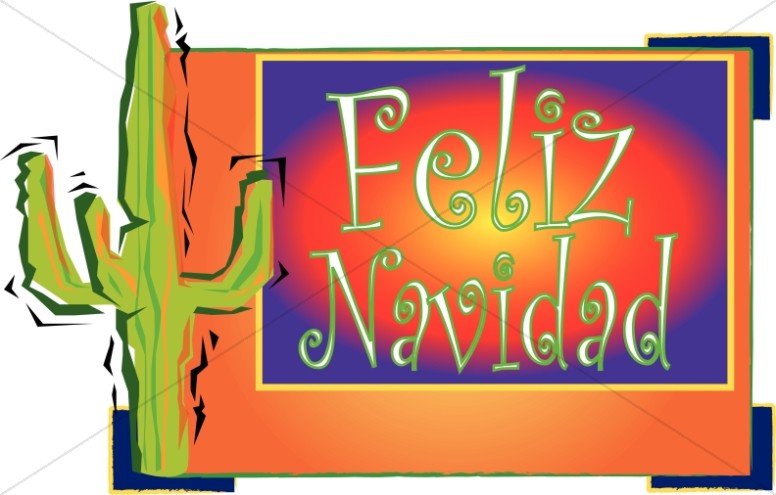 Cactus and Feliz Navidad Thumbnail Showcase