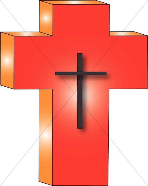 Thick Red Cross