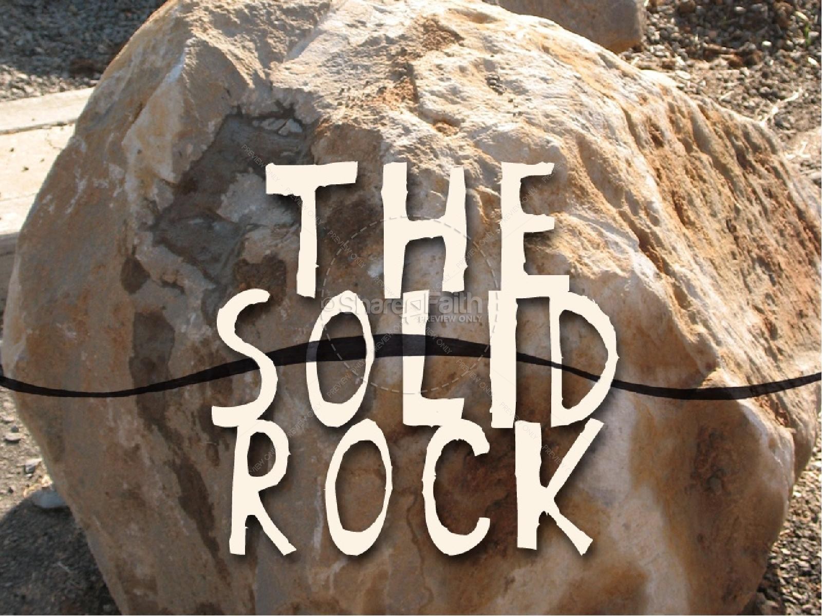 in christ alone solid rock