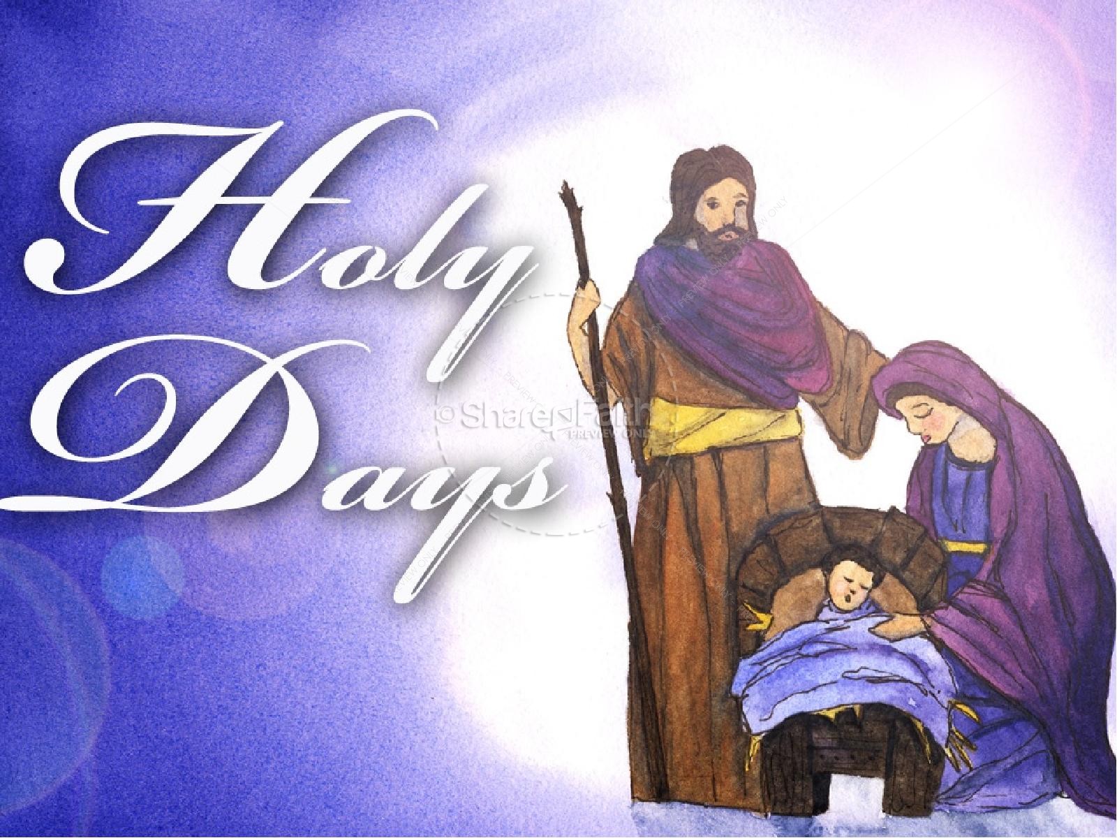 Holy Days PowerPoint