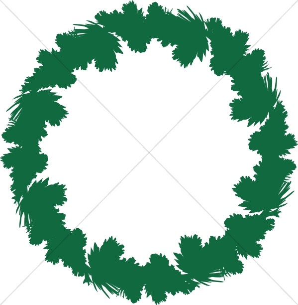 Dark Green Wreath Thumbnail Showcase